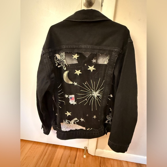 Large Dragon Denim Cosmic Jacket! - Picture 4 of 5